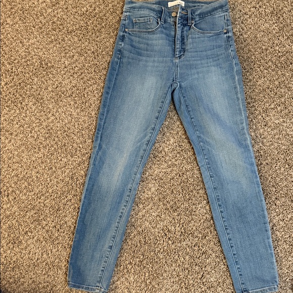 Stylish Blue and Rust Women's Jeans - Picture 2 of 7